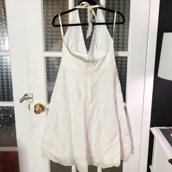 J.Crew white halter dress size 10 - Picture 4 of 6